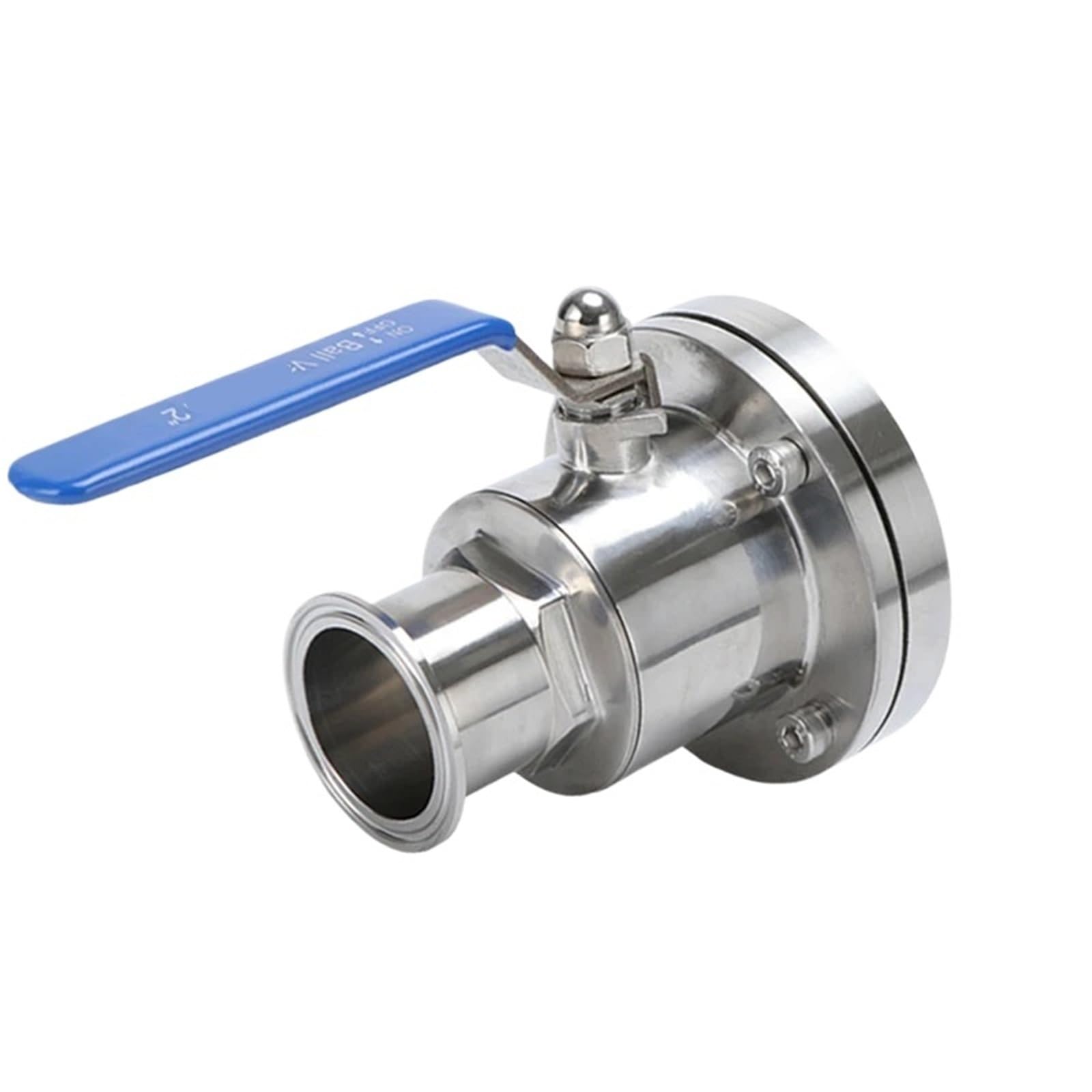 NVSFZGIYG 1.5" Tri-clamp SS304/316L Tank Bottom Ball Valve Discharge Storage(OneSize,SS316L)