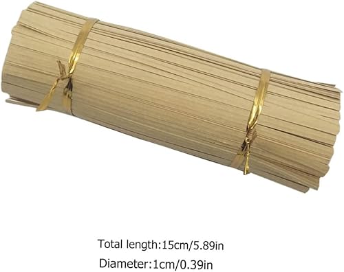 Miniatura 7 de NOLITOY 200 lazos de papel kraft para cables eléctricos, bolsas de hornear, alambres, bolsas de dulces, envoltura de regalos, lazos de papel, lazos