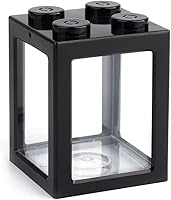 Vista 1 de Pescadera de plástico simple Betta Fish Tank Pequeño Mini creativo Betta Fish Cup Oficina Hogar Escritorio Fish Tank Fish Bowls