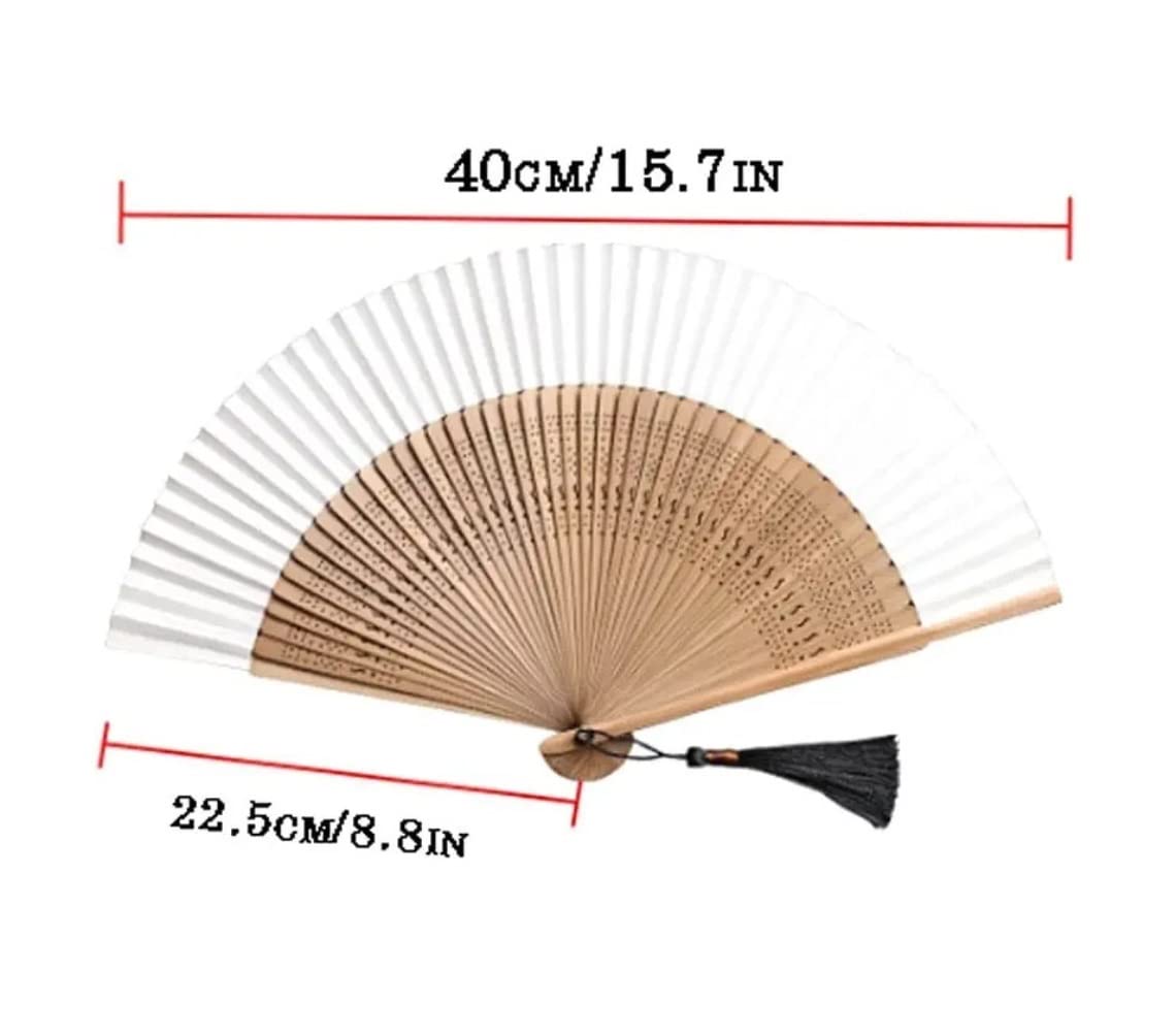 Abanico Plegable Abanico Plegable De Decoración Estilo Japonés, Papel Doble Cara, Abanicos Mano Portátiles Elegante Ventilador Manual(B)