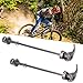 Odorkle 135mm 170mm Quick Release Skewers, Bike Front Rear Skewer Aluminum Alloy Skewers for Mountain Bikes (), Titanium, Odorkle4yqbpcvdtu-11