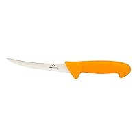Vista 1 de ULTRASOURCE Cuchillo deshuesador, hoja curva/flexible de 5 pulgadas, mango de polipropileno