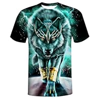 Breathable Material: Graphics Tees are made of high quality polyester and spandex, smooth, comfortable, soft, breathable, and durable, will keep you cool. Graphic Tee Shirt for Kids/Men Feature: Short sleeve, crewneck, double-side printed, 3D digital...