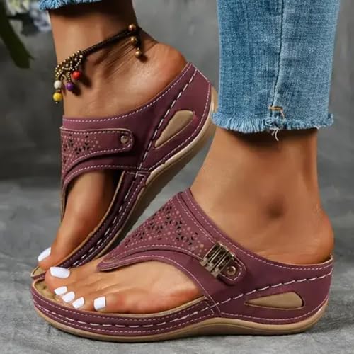 Avylays Orthopedic Sandals for Women, Breathable Mesh Sports Sandals with Non-slip Sole, Summer Platform Wedge Shoes3