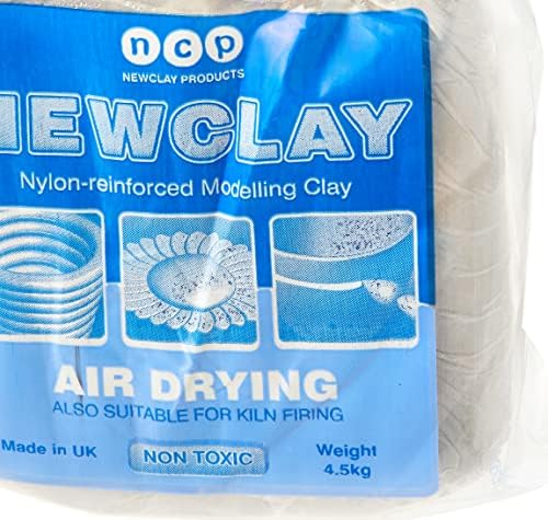 Newclay Modelling Clay, White, 10.5 x 15 x 17.5 cm