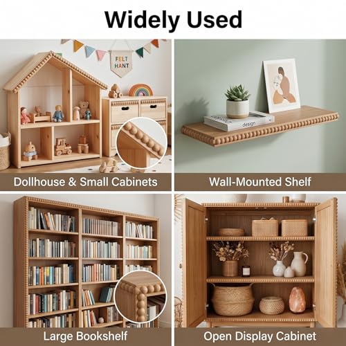 Moldura de PVC autoadhesiva flexible que decora y cubre juntas en muebles 6