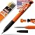 THORVALD Carpentry Pencil Set for Carpenter - Incl. 7 Leads + Sharpener + Finger Grip - Solid Mechanical Pencils with Fine Point/Best Marking tools Construction/Carpenters/Scriber
