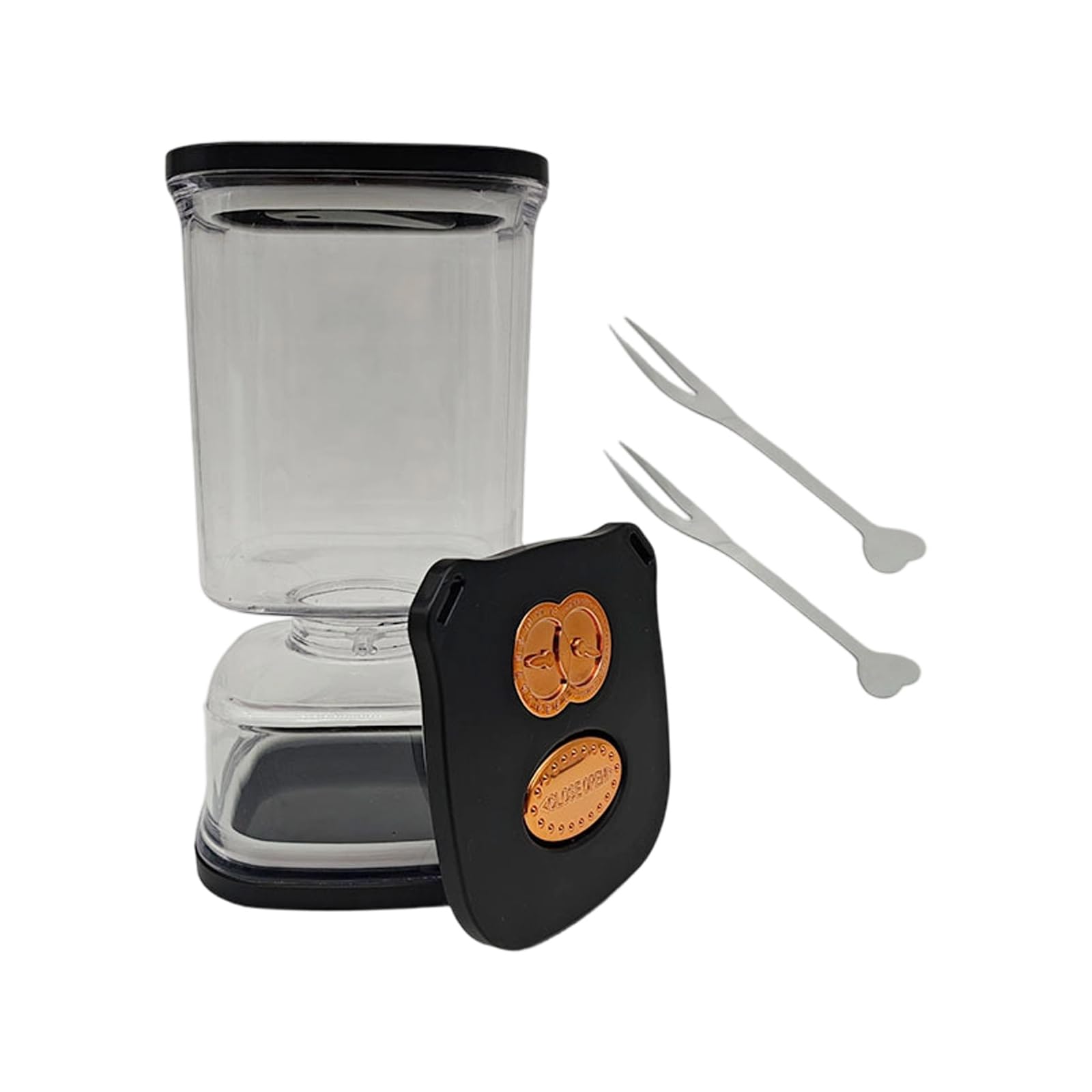 Kaeltsyn XAGMODSHN Pickle Jar with Strainer 34 Oz Glass Container with Separator, Airtight Lid for Pickles, Ol Separator