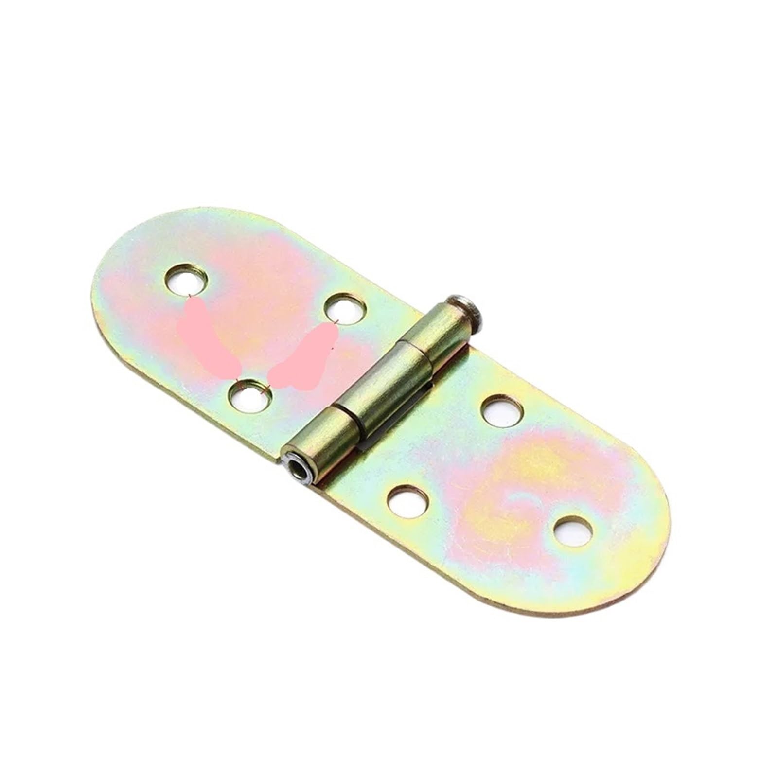 Cbtyacvlp F-10Pcs 10 Pack Zinc Alloy Flap Hinge Thickened 180 Degree Folding For Cabinet Hardware Hidden Door(F-10Pcs)