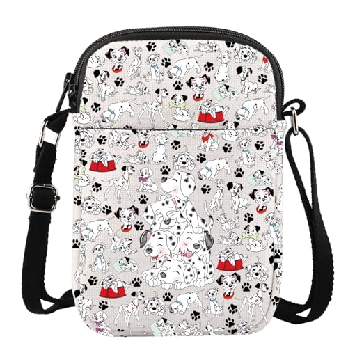KEYCHIN Dogs Lover Crossbody Bag Puppy Gifts Dogs Themed Shoulder Bag Puppy Zipper Bag