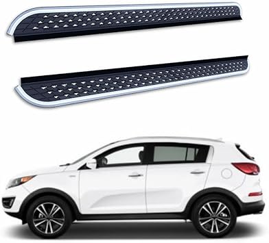 Running Boards Compatible for KIA Sportage 2016-2021 Side Steps 2PCS Pedals Step Bars Car Accessories