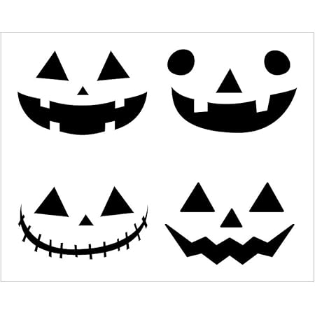 Amazon 貼ってはがせるステッカー ハロウィン カボチャ顔2 ウォールステッカー オンライン通販