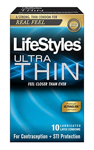 LifeStyles Ultra Thin Condom, 10 Count