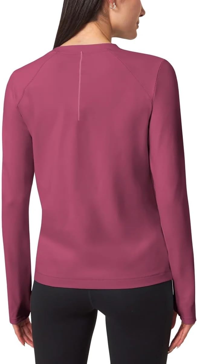 Mondetta Women's Long Sleeve Active Top with Thumb Holes