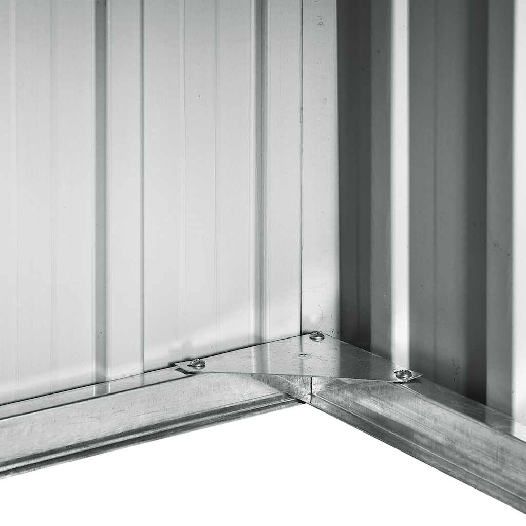 vidaXL Abri pour Tondeuse Robot de Jardin, Acier Galvanisé, Anthracite, 92x97x63 cm, Rangement Extérieur, Maison de Protection pour Robot, pour Pelouse, Abri de Terrasse Résistant aux Intempéries