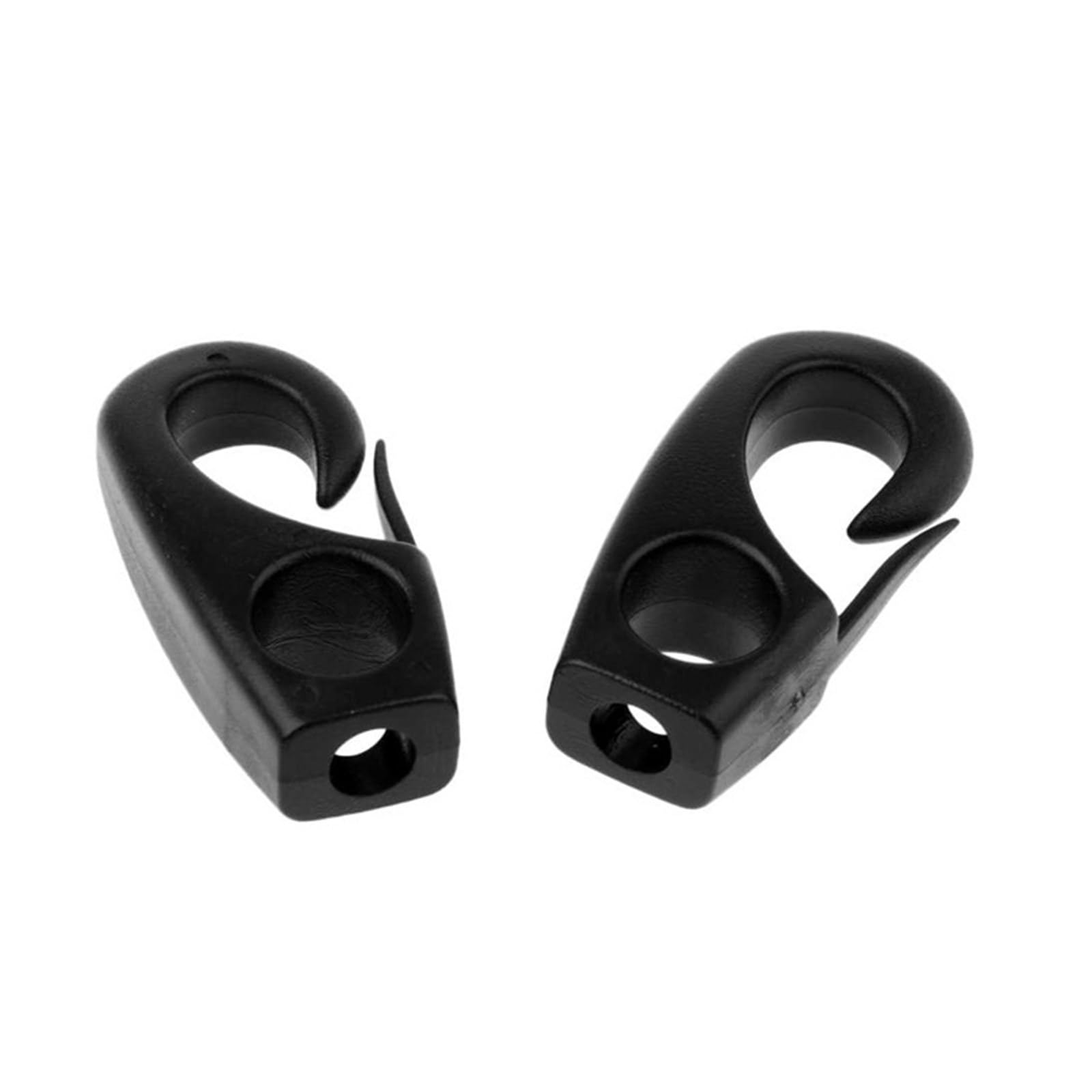 Lot De 10 Tendeurs élastiques En Plastique Noir Pour Bateaux, Kayak, Canoë – Crochets Réutilisables Pour Cordes