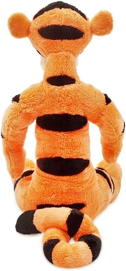Disney Store Official Tigger Medium Soft Toy for Kids, Cuddly Character with Fuzzy Texture and Embroidered Details, Floppy Tail, Disney Plushy Suitable for All Ages