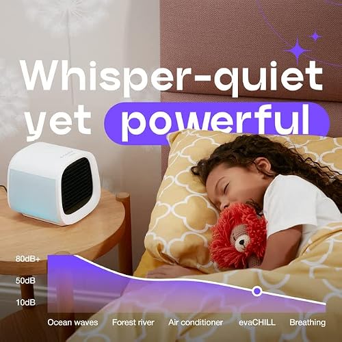 Evapolar Evachill Portable Conditioner Small Personal Evaporative Air Cooler And Humidifier Fan Mini Ac, Medium, Opaque White #TOP3