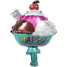5DM F rsat Ay  Cup Dondurma  ekilli Folyo Balon