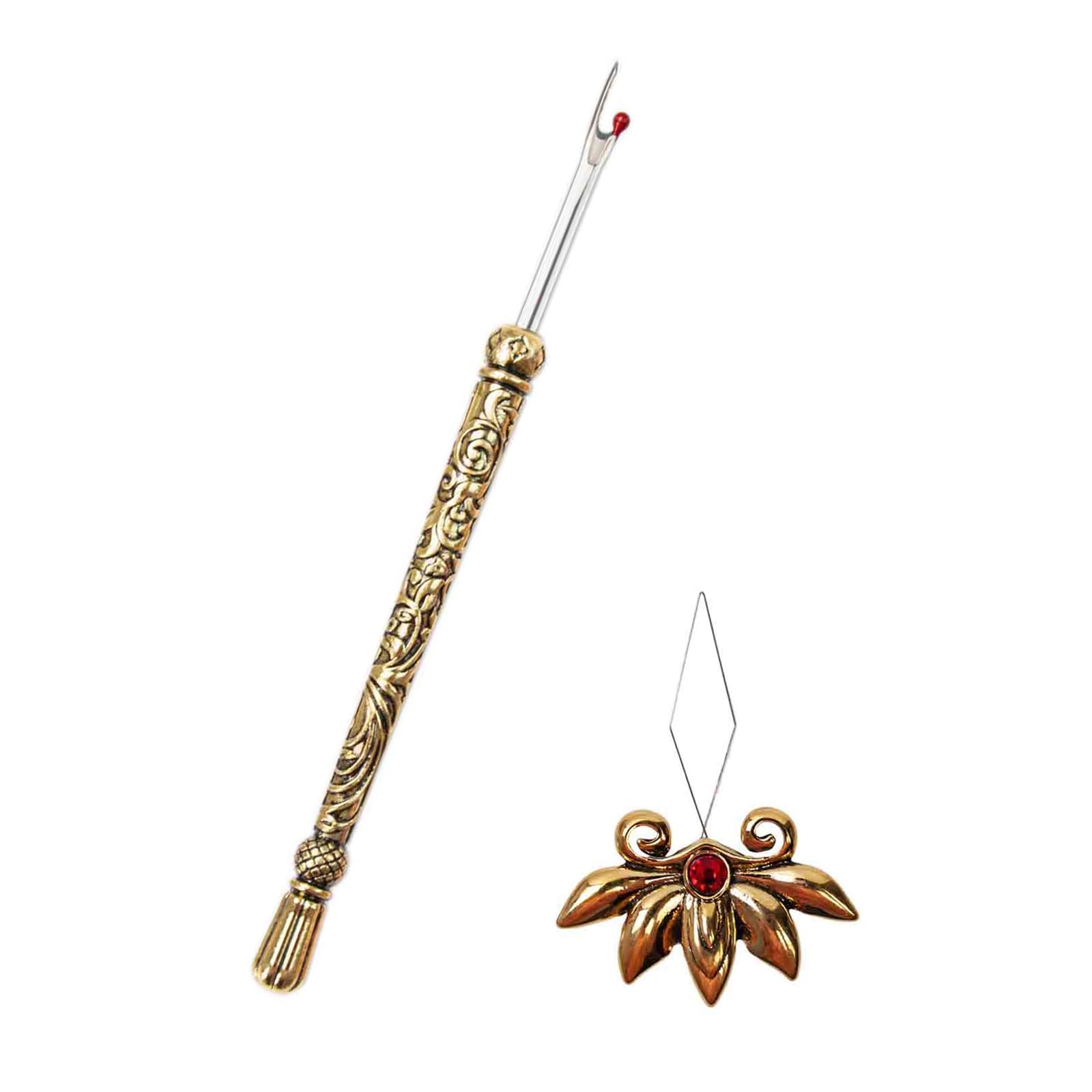 Kalttoy Seam Unpicker, Metal Thread Unpicker with Threader for Hand Machine Sewing, Embroidery Needlework Project Seam