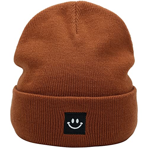 Image of 55cube Knit Beanie Hat Cuffed Plain Skull Cap for Men Women