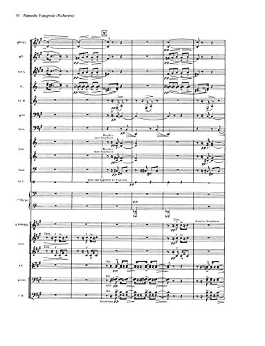 Four Orchestral Works in Full Score: Rapsodie Espagnole, Mother Goose Suite, Valses Nobles Et Sentim