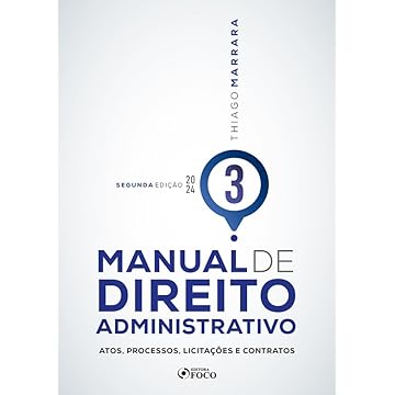 Capa do livro Manual de Direito Administrativo - 2ª Ed - 2024 - Volume 3: Atos, Processos, Licitações e Contratos