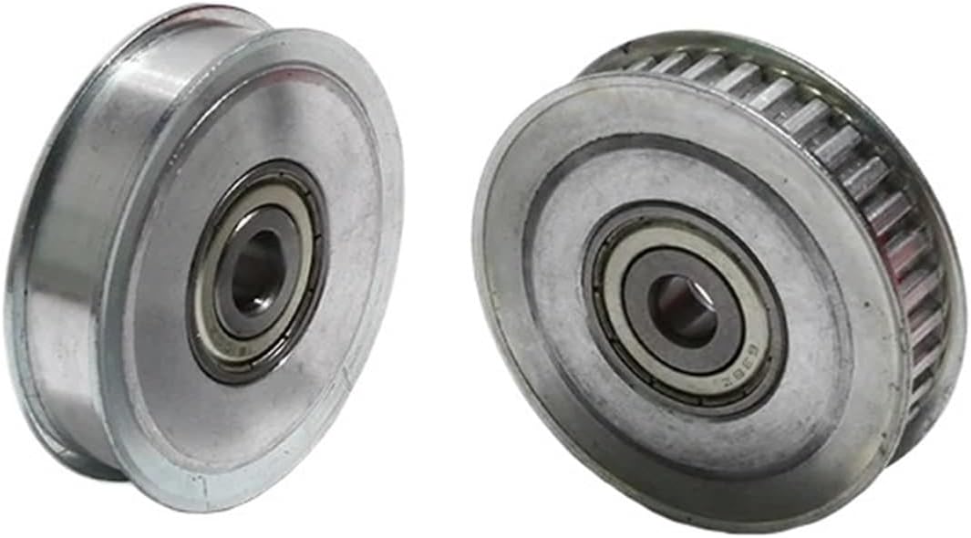 XL-24T Idler Pulley Inner Bore 5/6/7/8/10/12/15mm 24Teeth Transmission Idle Pulley Belt Width 11mm Teeth Pitch 5.08mm(15mm,Without Teeth_11MM)