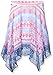 Amy Byer Girls' Big Girls' Print Hanky Hem Skirt with Border