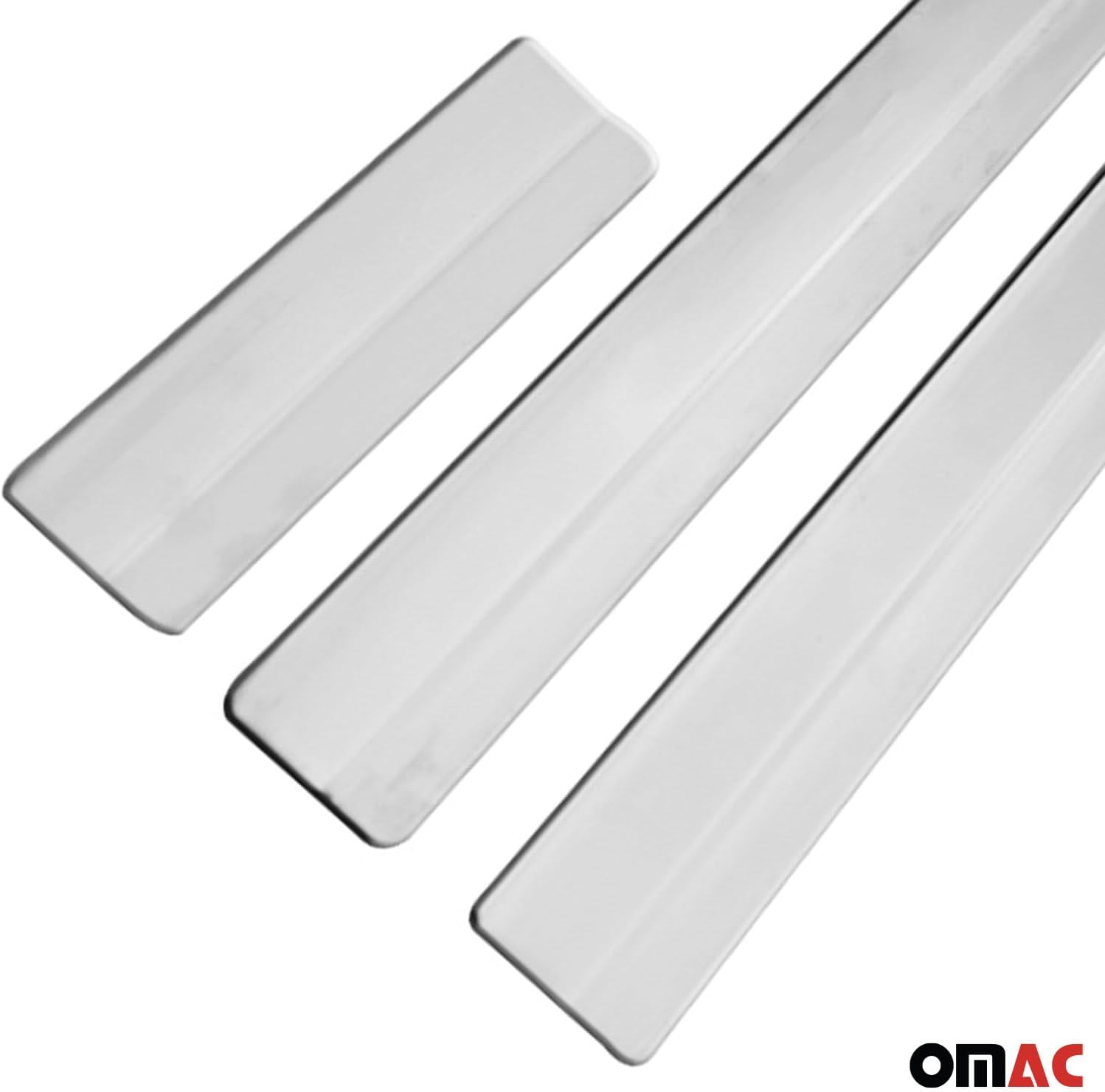 OMAC Door Sill Scuff Plate Protector for Toyota RAV4 2013-2018 Stainless Steel 4x