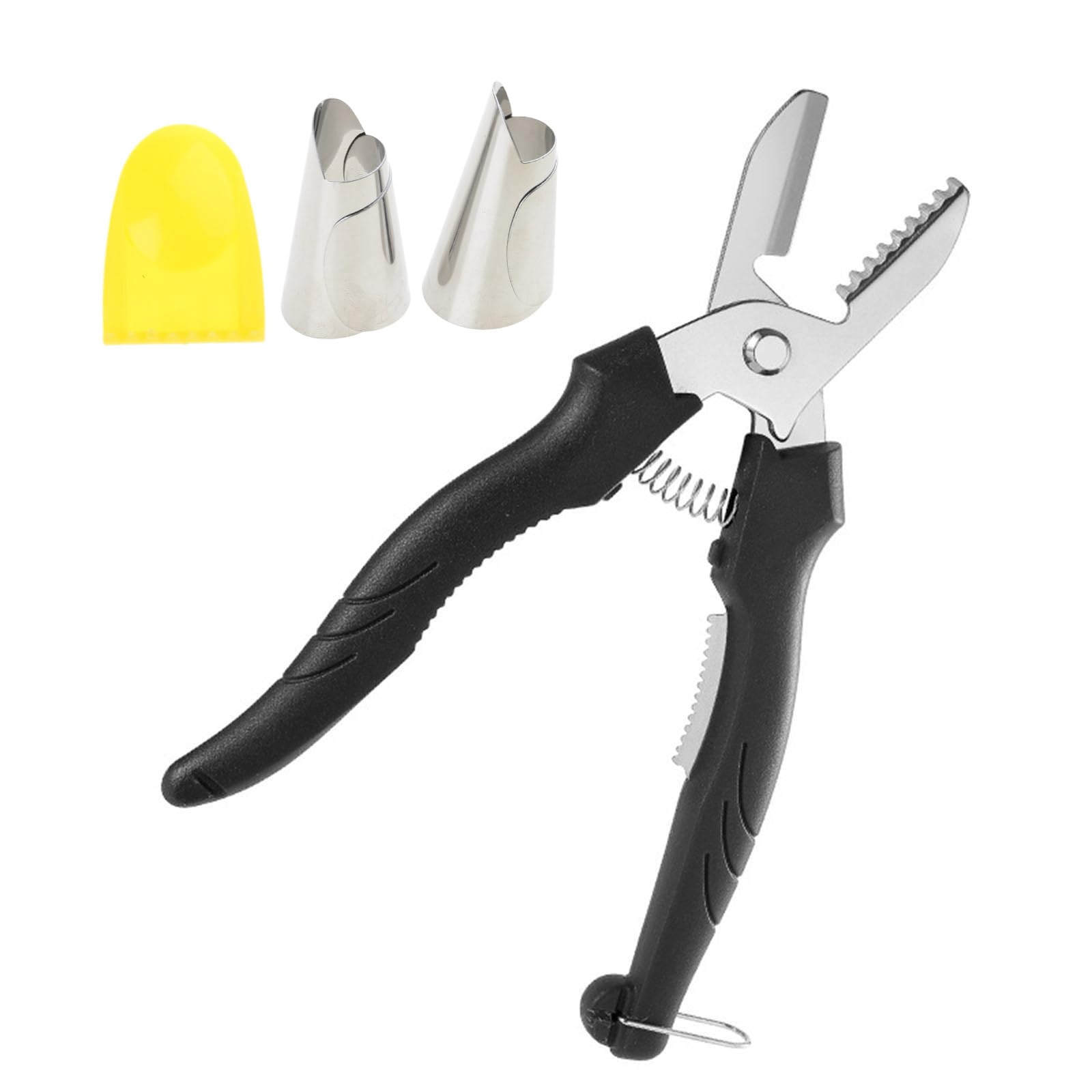 Jazuaiao Multifunctional Nut Crackers Chestnut Shelling Tool Sturdy Chestnut Opener with Cutter for Quick Shell Removal Shell Remover Scissors