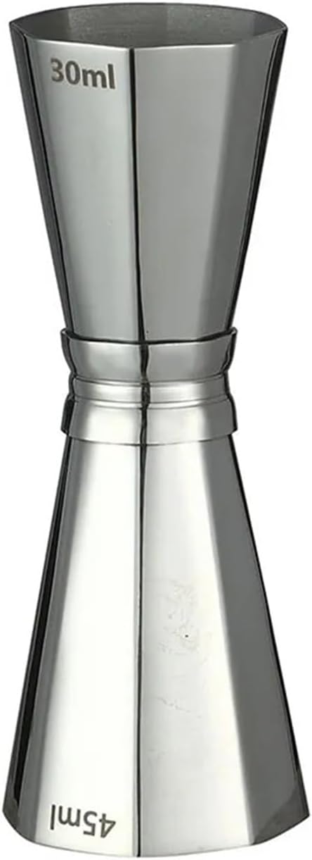 Octagonal Cocktail Jigger Measuring Cup Bar Tools Bar Accessories(Gold)