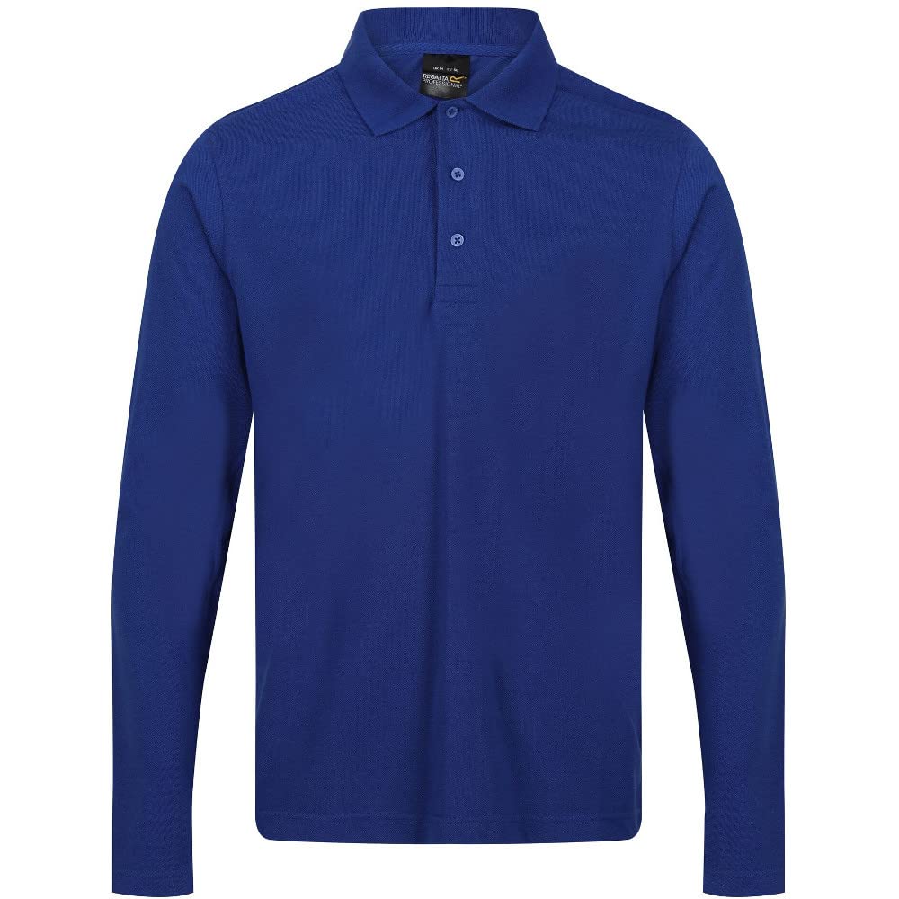 Regatta Professional Mens Pro 65/35 Classic Long Sleeve Polo Shirt - Perfect for Workwear or Casual