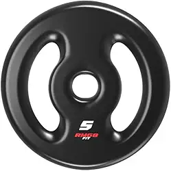 ANILHA 5KG EMBORRACHADA PRETA