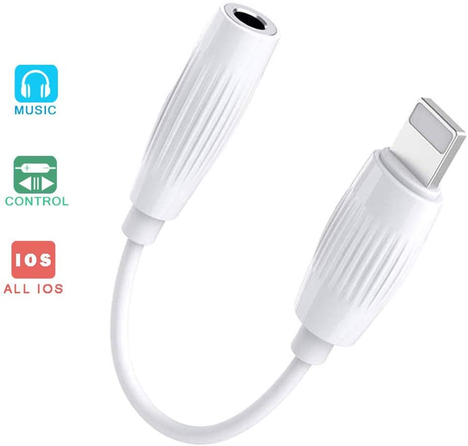 Headphone Adapter for iPhone 7 Adaptor for iPhone 8 Earbuds
