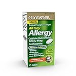 GoodSense All Day Allergy, Cetirizine Hydrochloride Tablets, 10 mg, Antihistamine, 45 Count