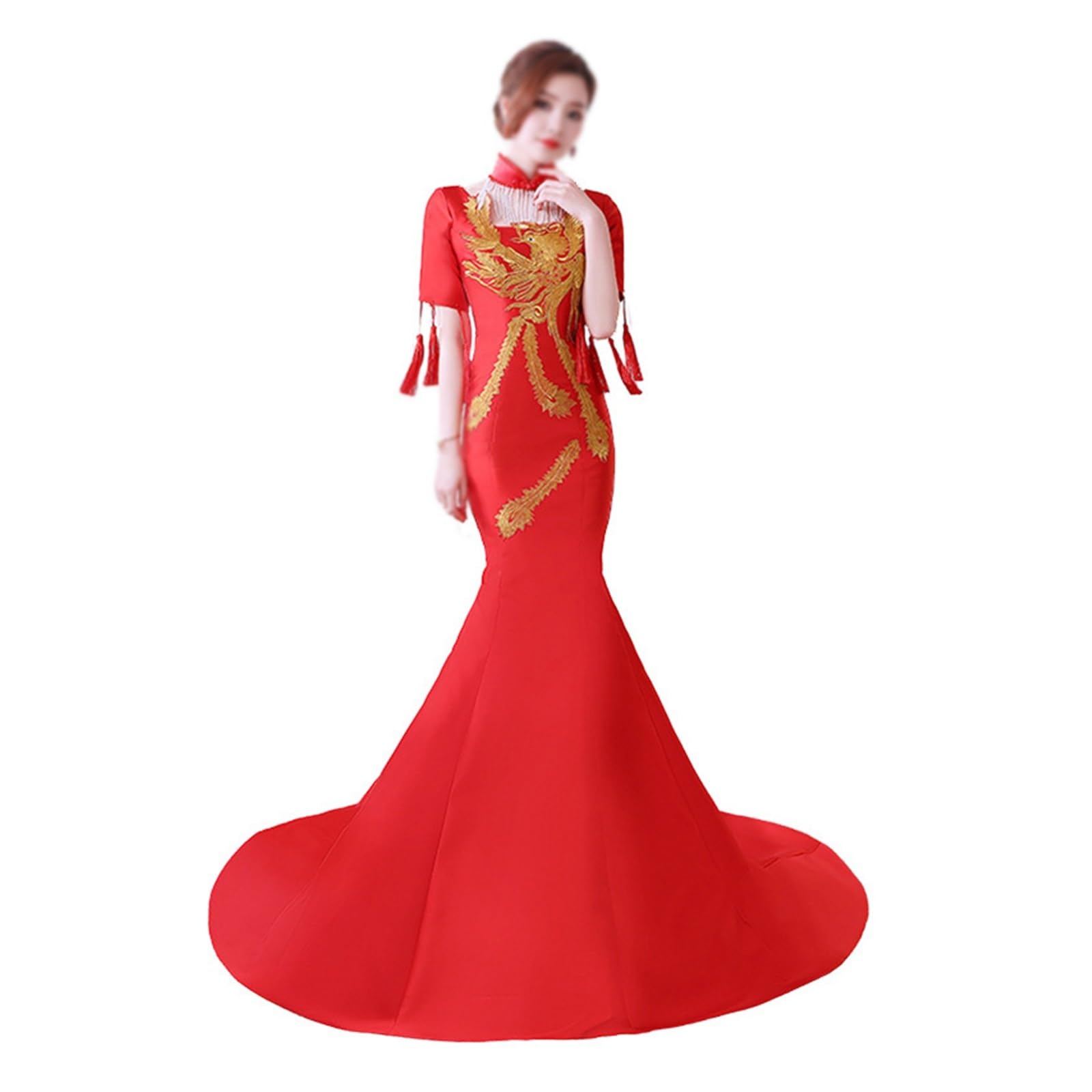 Robe de studio de style chinois pour briller lors de vos défilés