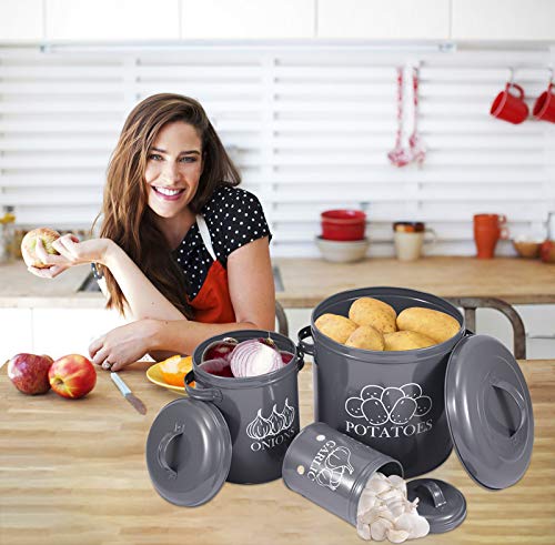 Set di contenitori per alimenti, con scritta