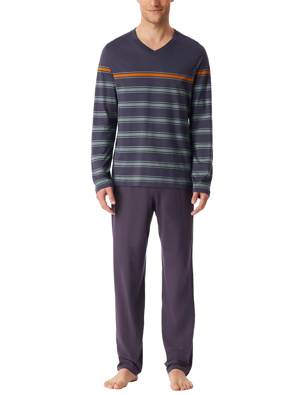 Schiesser Herren Schlafanzug lang - Nightwear Set