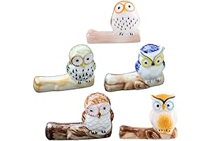 WAIT FLY Animals Chopsticks Rest, 5-Piece Value Pack, Adorable Tabletop Decor