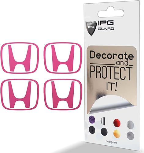 IPG Calcomanías de calcomanías compatibles con Crosstour Accord Element CRV CRZ Ridgeline Odyssey Pilot, con logotipo central, superposición de