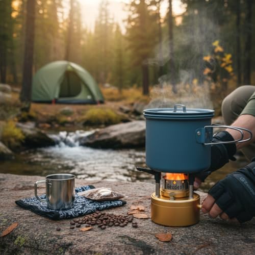 Réchaud à alcool de camping pour des repas chauds sous les étoiles - 4
