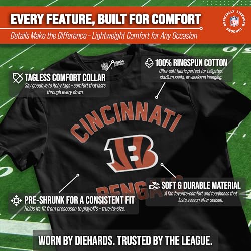 Image of NFL Gameday Cotton Blend T-Shirt for Men and Women - Licensed