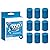 500 Brushes Blue Toilet Bowl Cleanser Tablet Refills, Replacement Toilet Bowl Cleaner Tablets, Each Tablet Lasts Up to 4 Months, 9 Pack