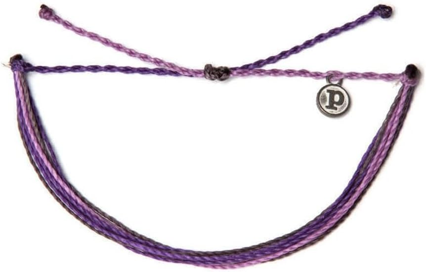 Pura Vida Jewelry Bracelets Muted Bracelet - 100% Waterproof and Handmade w/Coated Charm, Adjustable Band