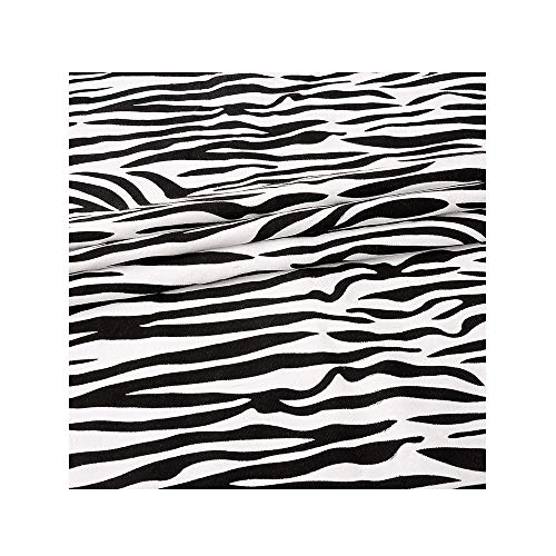 Zebra Print Decor Tablecloth Polyester Cotton Tablecloth, Animal Skin Pattern Nature Desert Life Theme Simple Stylish Illustration, Dining Room Kitchen Rectangular Table Cover, 59 X 78.7 inches(Zebar)