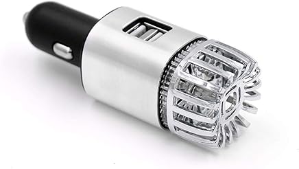 LKY purificador de Aire para Coche, Adaptador de ambientador con Puertos USB, ionizador de Aire para Coche, Elimina Humo, Mal Olor y olores, Mantiene el Aire en el Coche Fresco LKY purificador de Aire para Coche, Adaptador de ambientador con Puertos USB, ionizador de Aire para Coche, Elimina Humo, Mal Olor y olores, Mantiene el Aire en el Coche Fresco