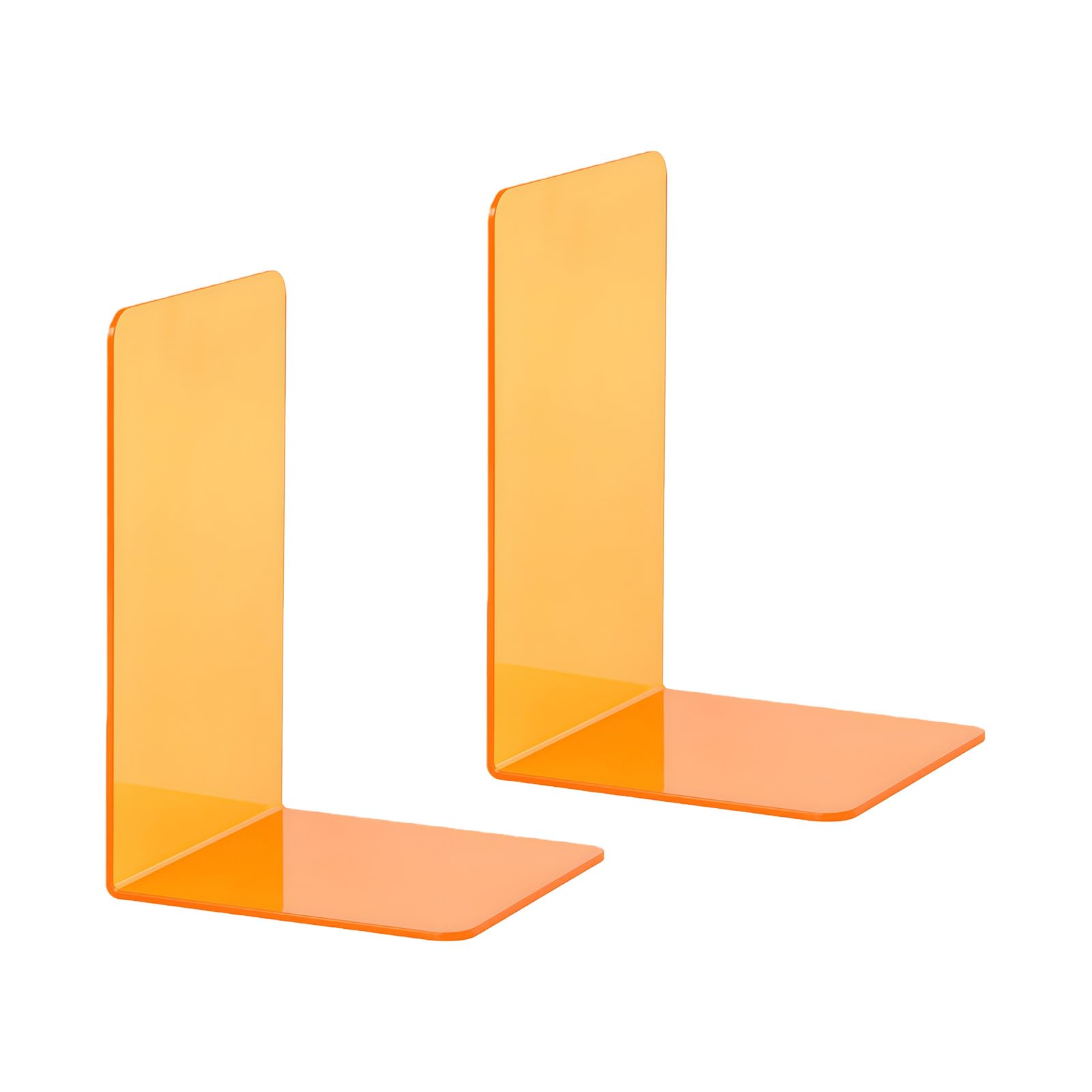 Clear Books Stand for Display Elegant Acrylic Bookends Book Display Stand Bookshelfs for Displaying Books, Music Sheets Book Organizers Bookshelf