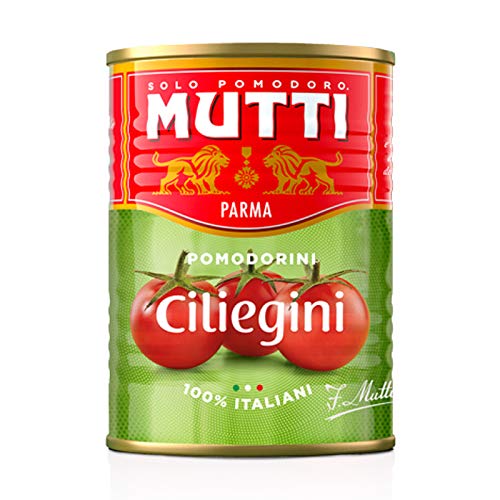  24 x POMODORINI CILIEGINI MUTTI 400 GR BARATTOLO LATTINA 100% POMODORI ITALIANI