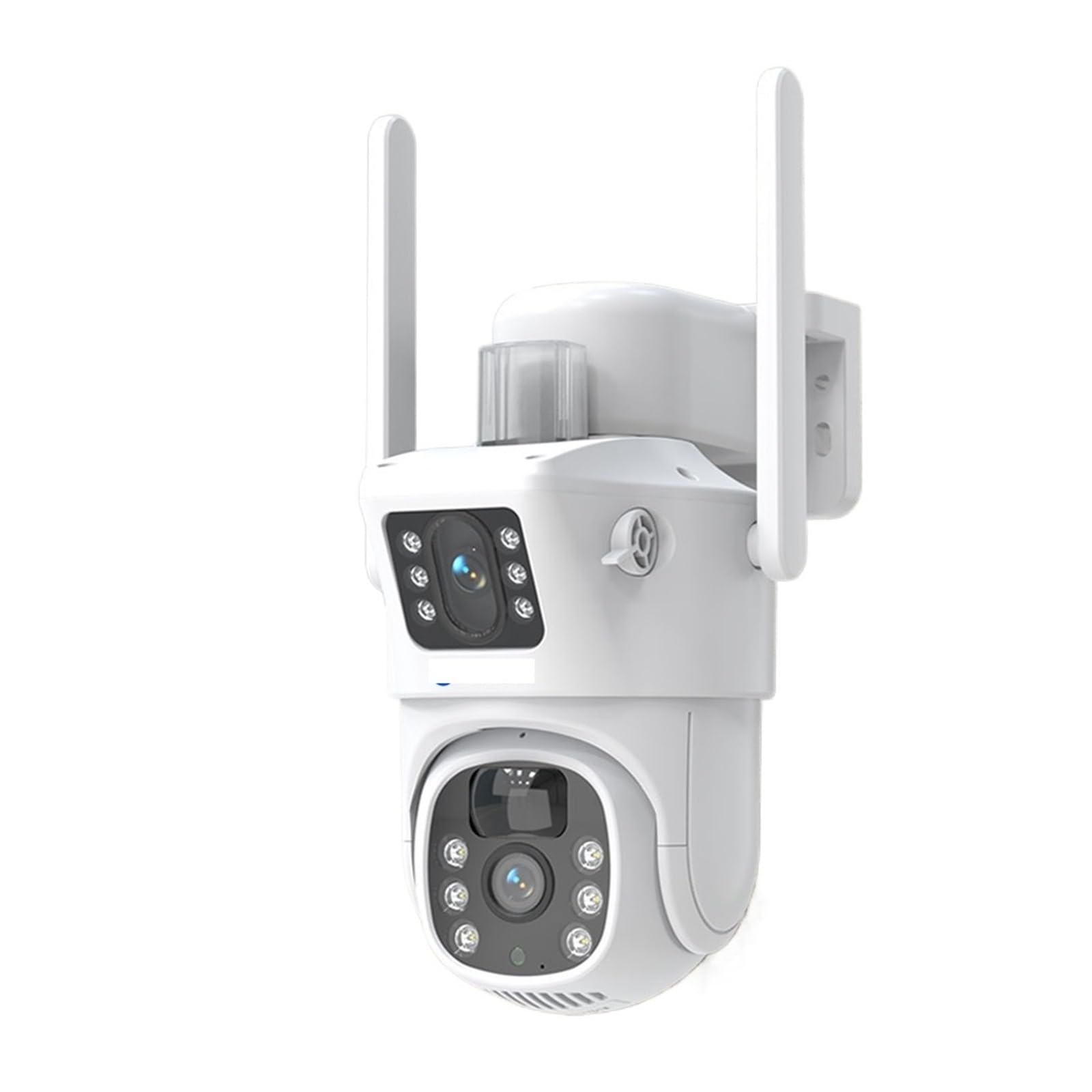 JVDDI WIFI Security PTZ Camera Dual Lens Dual Screen Solar Power Battery 8MP 4K CCTV Alarm PIR Detection IP Camera(WIF Solar 32G Card)